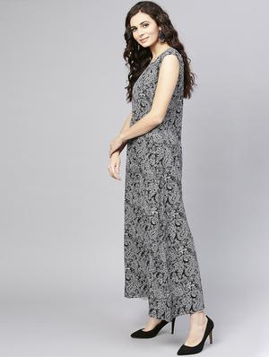 printed a-line kurta - 15857152 - Standard Image - 2