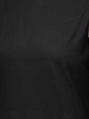 mock neck contrast paneled dres - 15857177 - Standard Image - 4