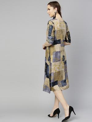 abstract button detail dress - 15857181 - Standard Image - 3