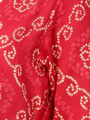 flared bandhani dress - 15857183 - Standard Image - 4