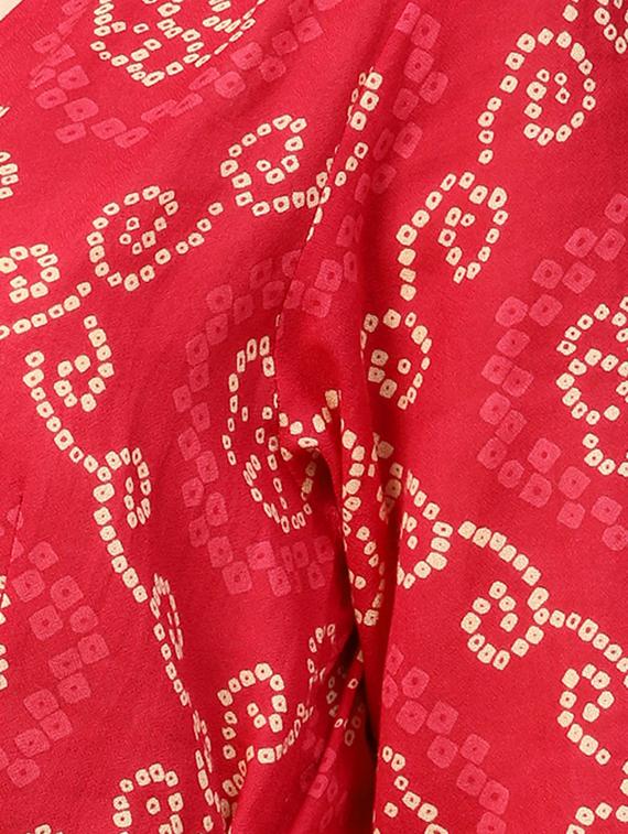 flared bandhani dress - 15857183 - Zoom Image - 4