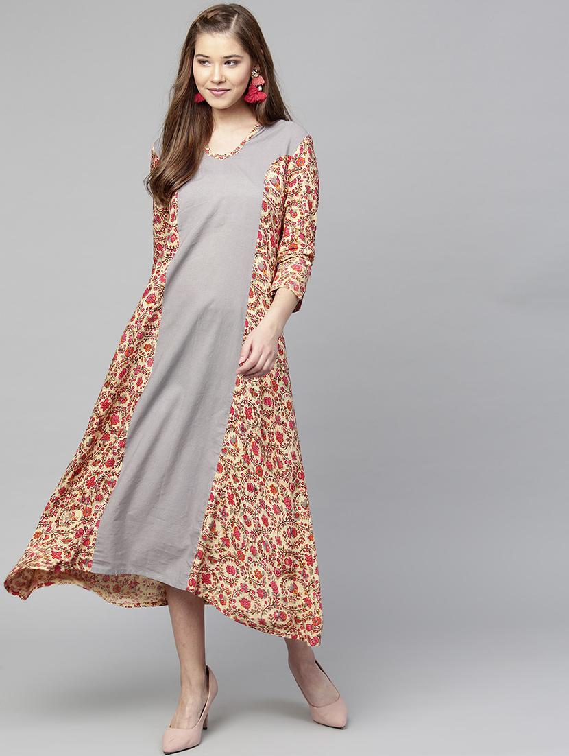 a-line printed dress - 15857188 - Zoom Image - 1