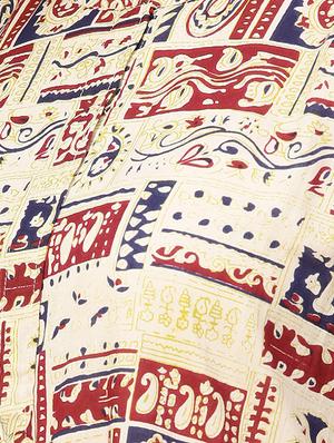 printed bell sleeved kurta with palazzo set - 15857242 - Standard Image - 4