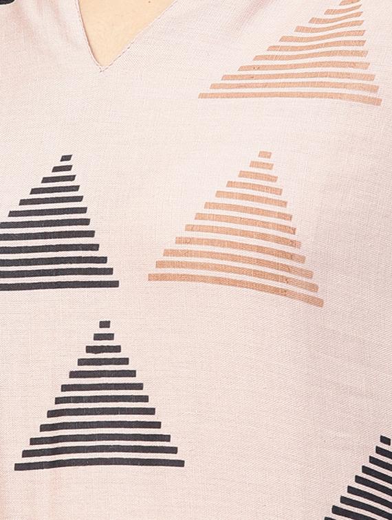 geometric printed kurta palazzo set - 15857252 - Zoom Image - 4