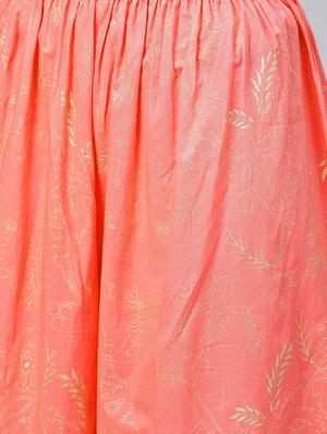 foil printed kurta palazzo set - 15857257 - Standard Image - 4
