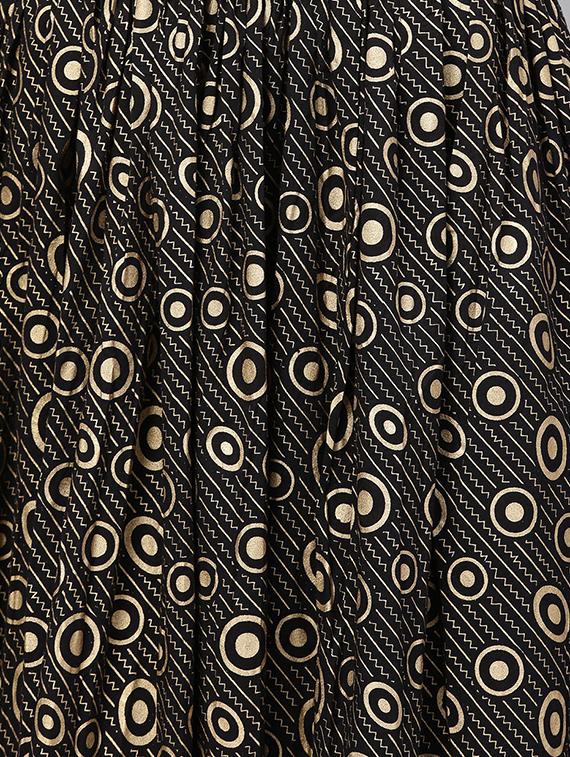 foil printed kurta with skirt set - 15857259 - Zoom Image - 4