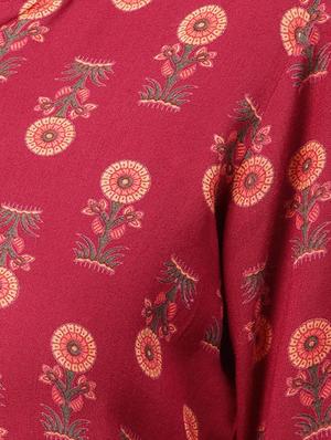 printed kurta with palazzo set - 15857271 - Standard Image - 4