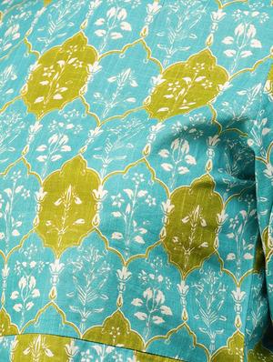 printed high-low kurta with sharara set - 15857272 - Standard Image - 4