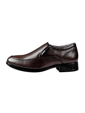 brown slip on formal shoe - 15857311 - Standard Image - 2
