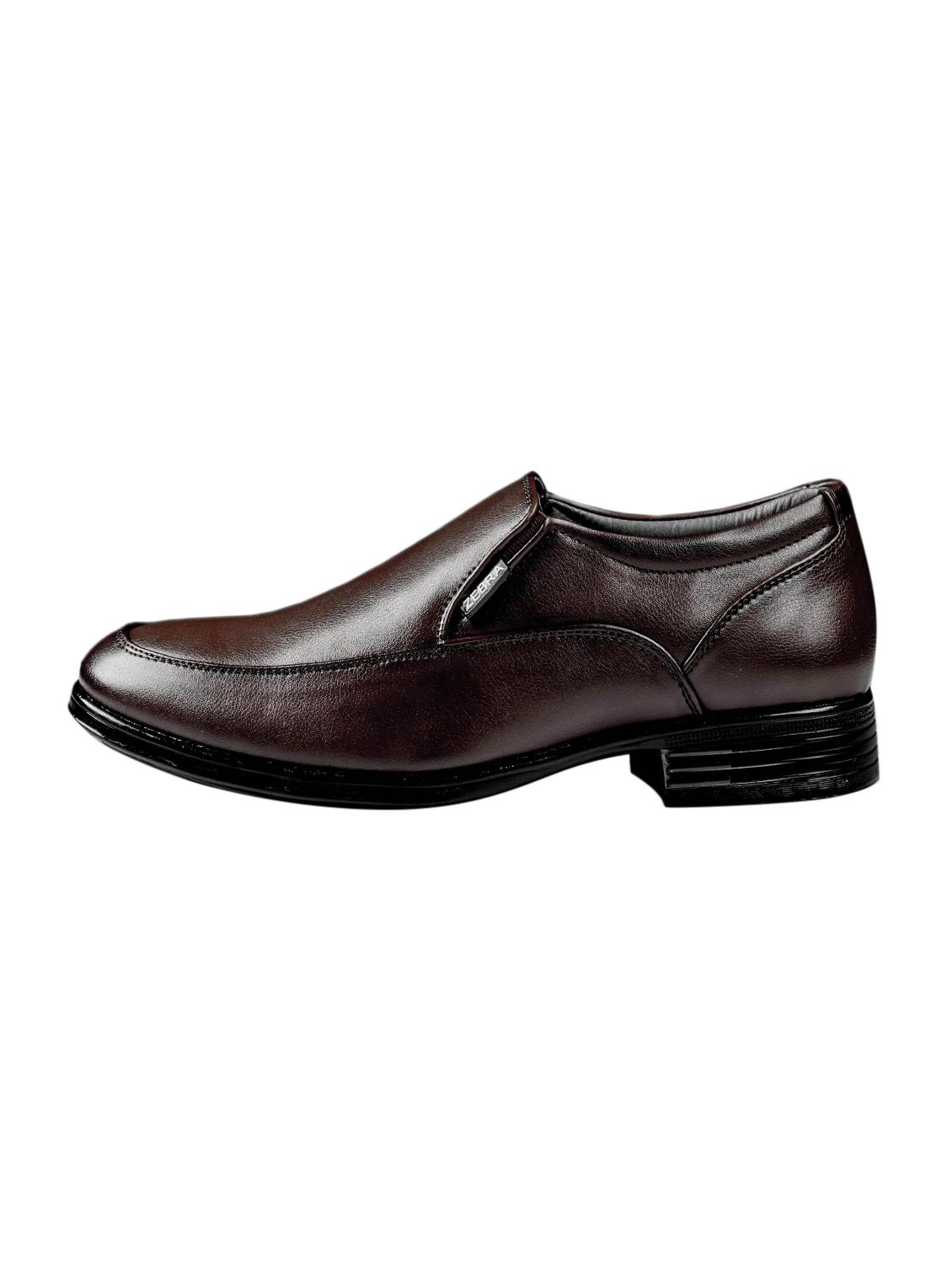 brown slip on formal shoe - 15857311 - Zoom Image - 2
