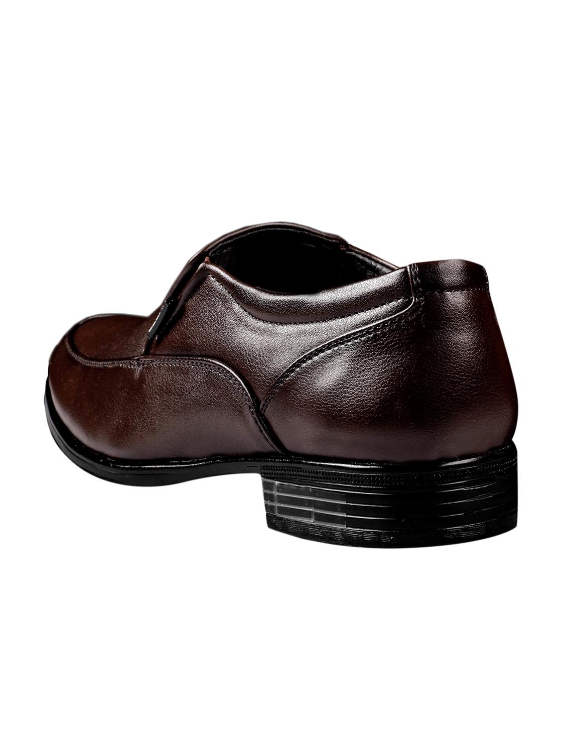 brown slip on formal shoe - 15857311 - Zoom Image - 3