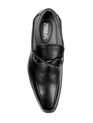 black slip on formal shoe - 15857312 - Standard Image - 4