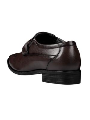 brown slip on formal shoe - 15857313 - Standard Image - 3