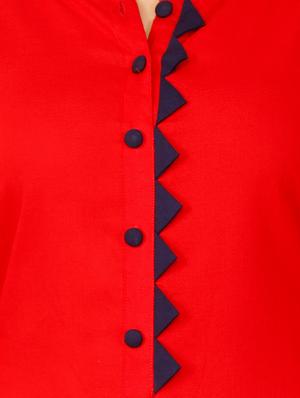 solid straight kurta - 15858122 - Standard Image - 4