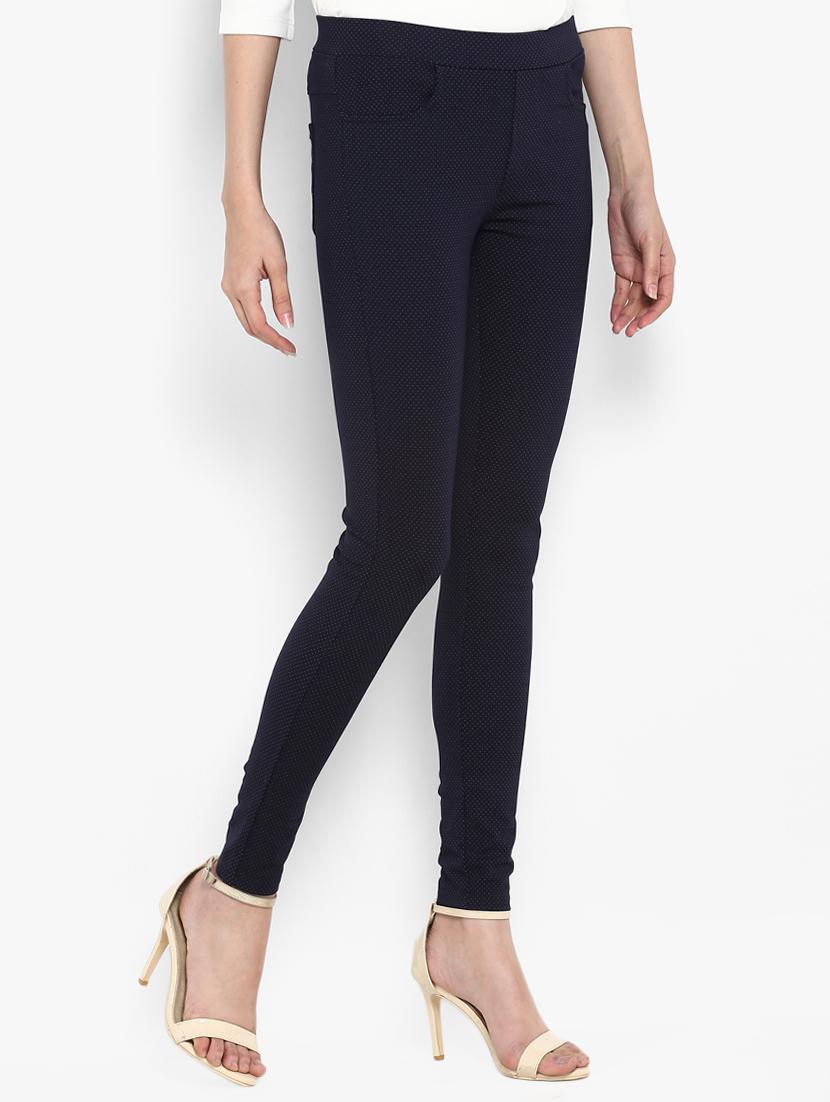 pin dot pocket detail jeggings - 15858320 - Zoom Image - 2