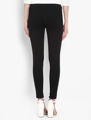 contrasting side striped jeggings - 15858321 - Standard Image - 3