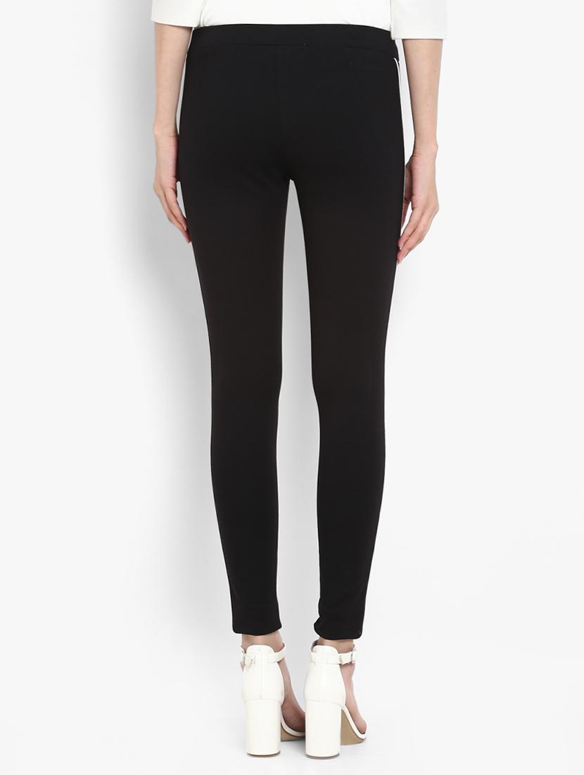 contrasting side striped jeggings - 15858321 - Zoom Image - 3