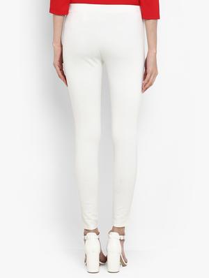 white pocket detail jeggings - 15858323 - Standard Image - 3