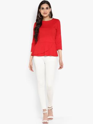 white pocket detail jeggings - 15858323 - Standard Image - 4