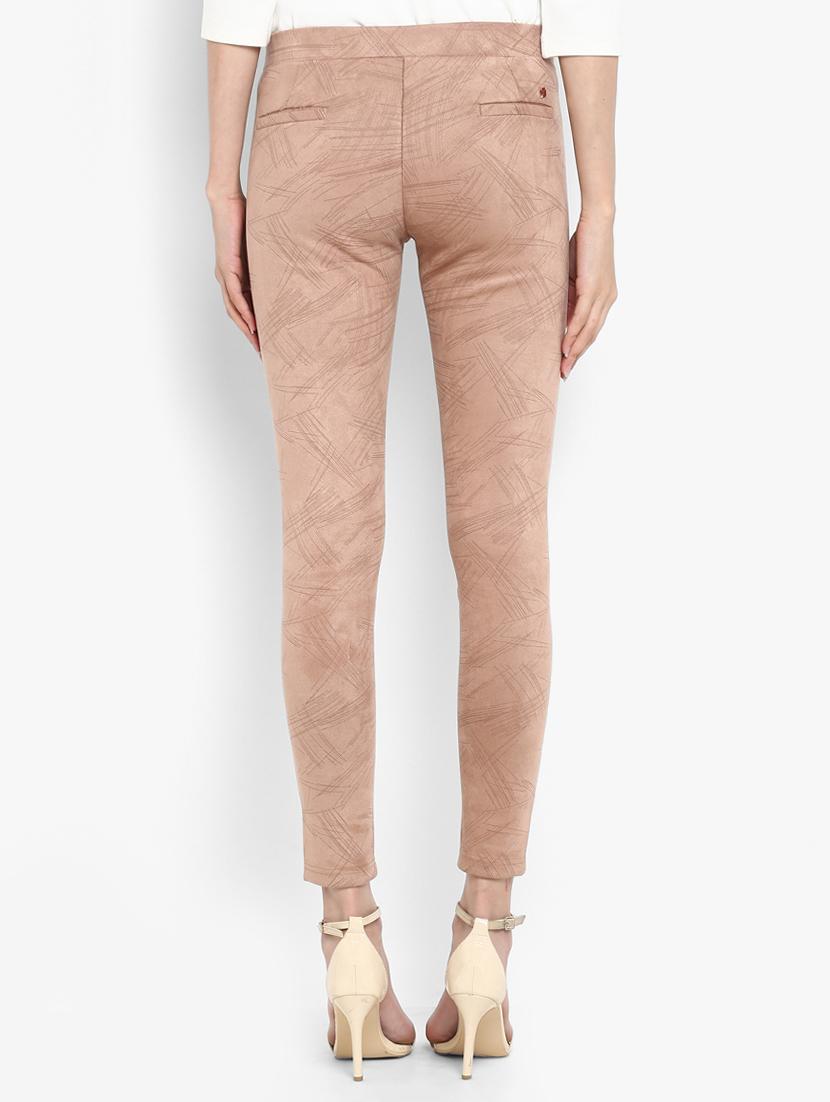 beige abstract print jeggings - 15858325 - Zoom Image - 3