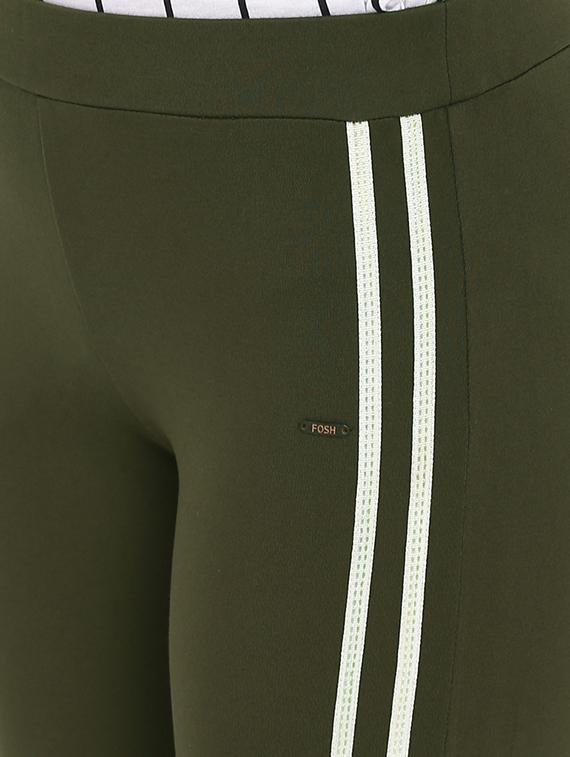 olive side striped jeggings - 15858327 - Zoom Image - 5