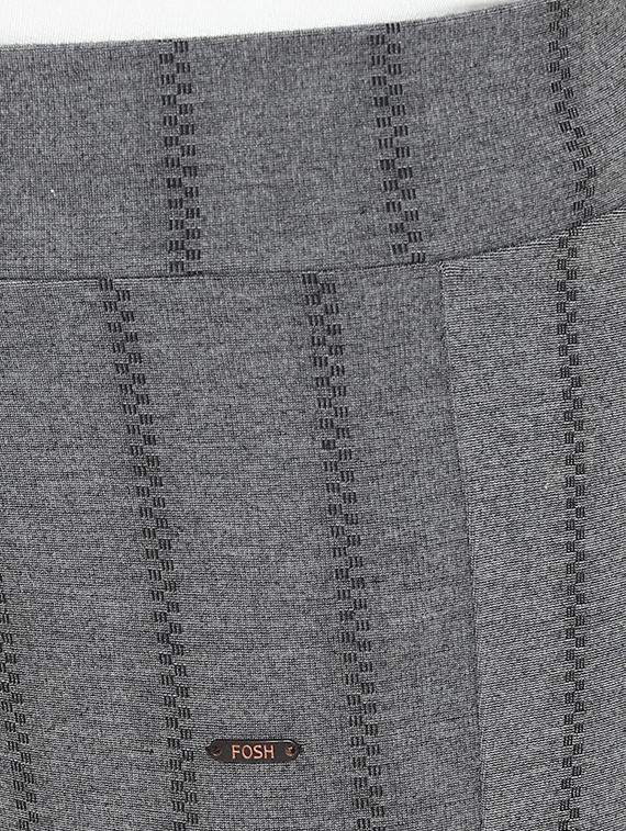 striped flared hem trousers - 15858330 - Zoom Image - 5
