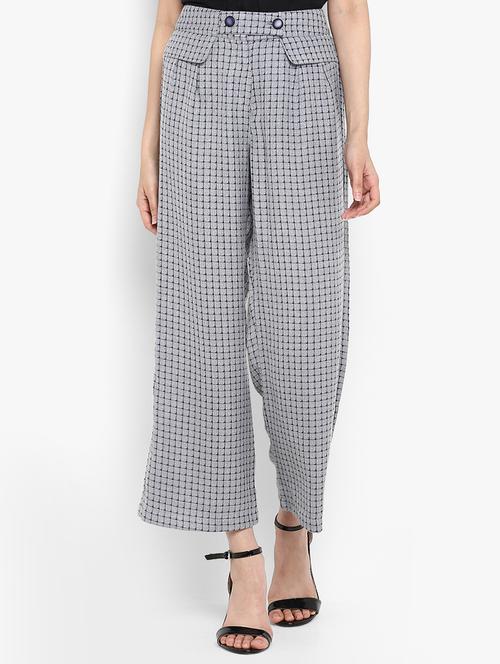pocket flap detail wide legged trouser - 15858333 - Very Small Image - 1