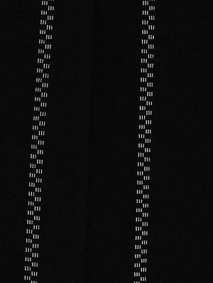 striped band collar a-line dress - 15858341 - Standard Image - 6