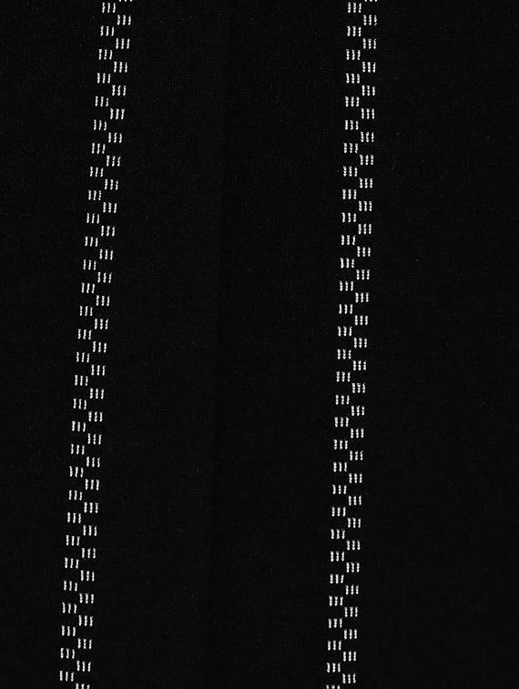 striped band collar a-line dress - 15858341 - Zoom Image - 6