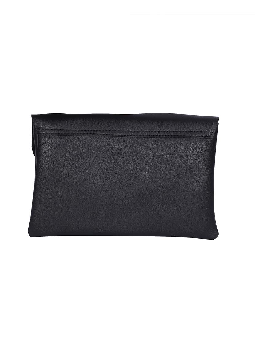 black leatherette (pu) regular sling bag - 15858697 - Zoom Image - 2