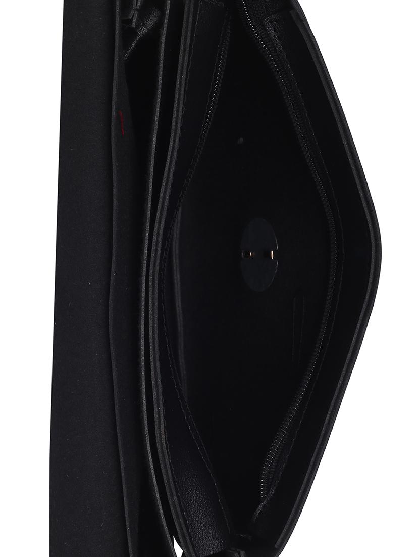 black leatherette (pu) regular sling bag - 15858697 - Zoom Image - 3