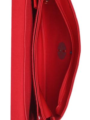 red leatherette (pu) regular sling bag - 15858698 - Standard Image - 3