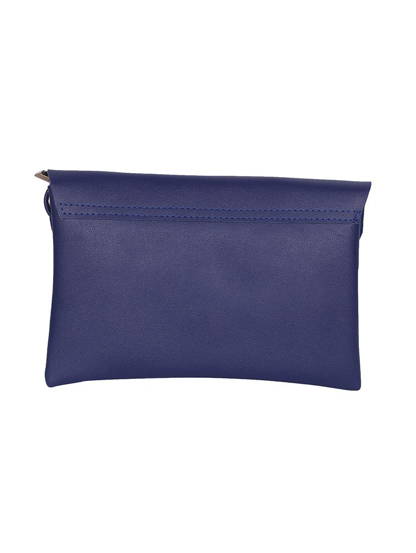 blue leatherette (pu) regular sling bag - 15858699 - Zoom Image - 2
