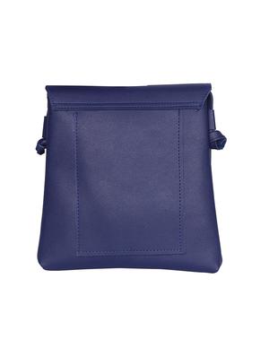 blue leatherette (pu) regular sling bag - 15858704 - Standard Image - 2