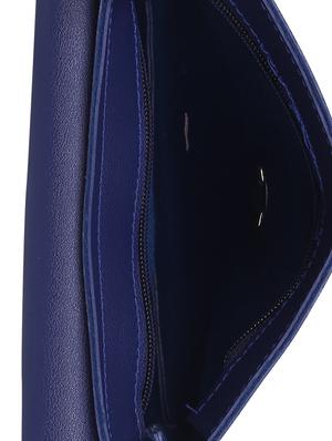 blue leatherette (pu) regular sling bag - 15858704 - Standard Image - 3