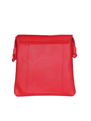 red leatherette (pu) regular sling bag - 15858705 - Standard Image - 2