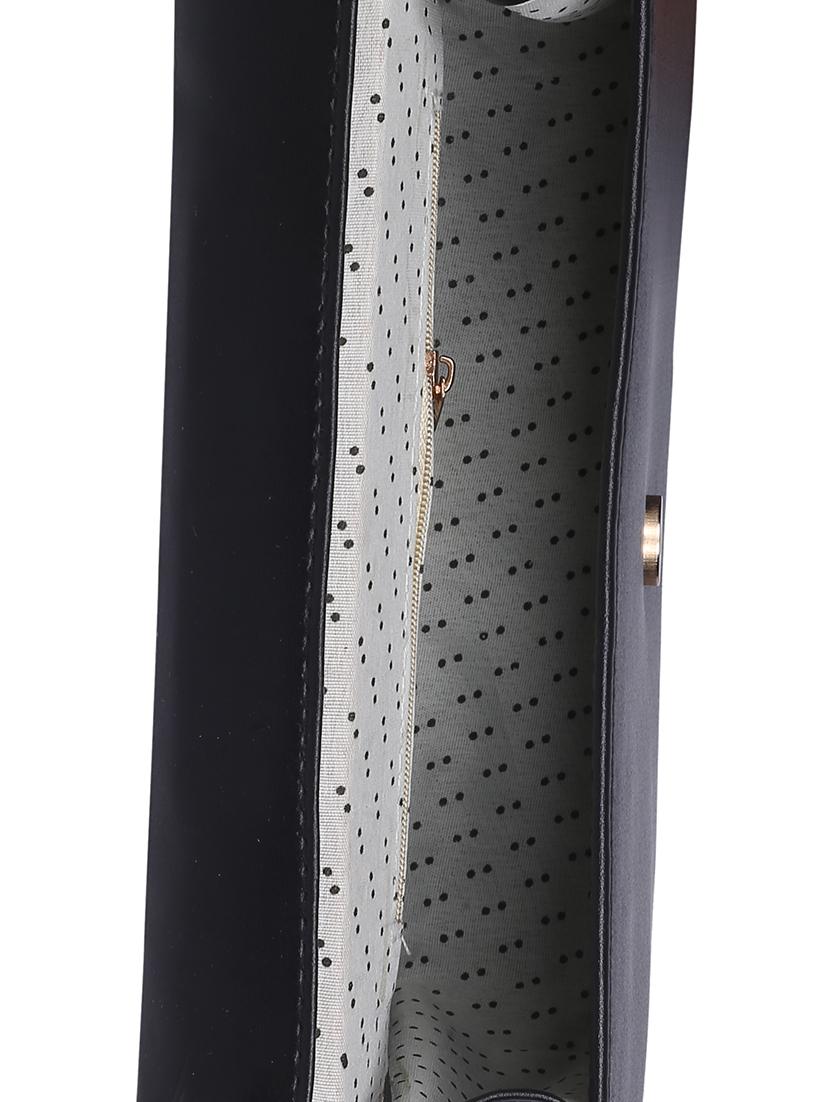 black leatherette (pu) regular sling bag - 15858712 - Zoom Image - 3