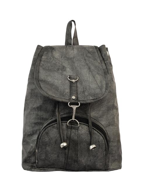 grey leatherette (pu) fashion backpack - 15859028 - Standard Image - 1