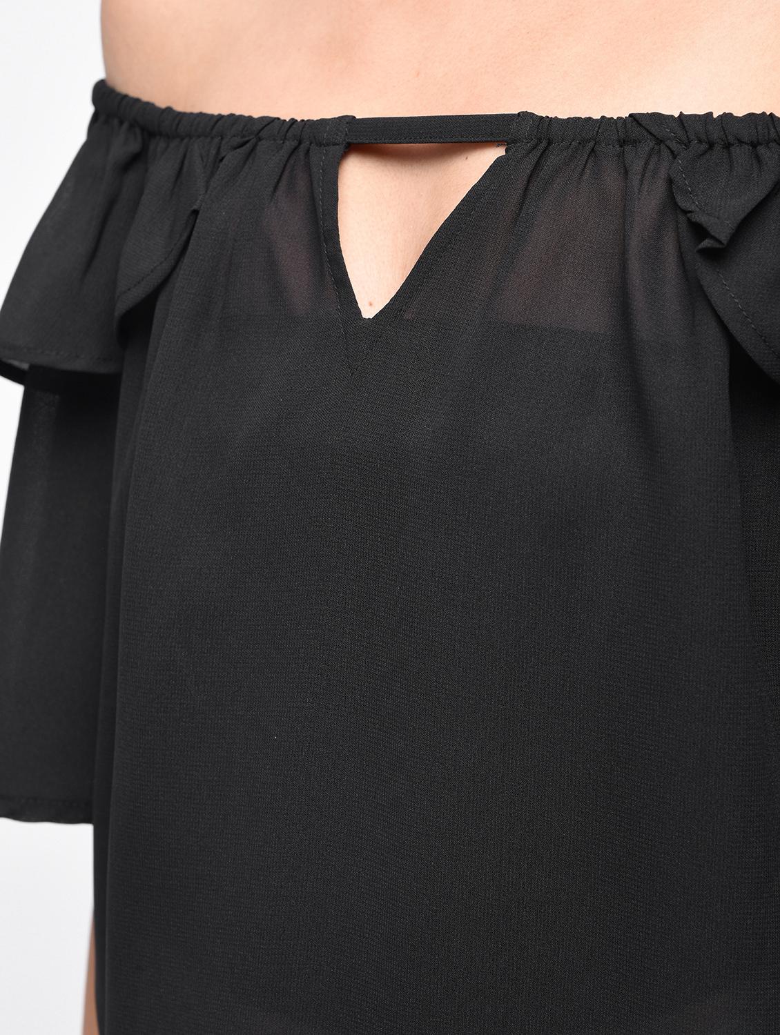 ruffle detail off shoulder top - 15859730 - Zoom Image - 5