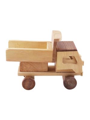 desi karigar wooden toy dumper truck ( 7 x 3 x 5 inch ) - 15860219 - Standard Image - 4