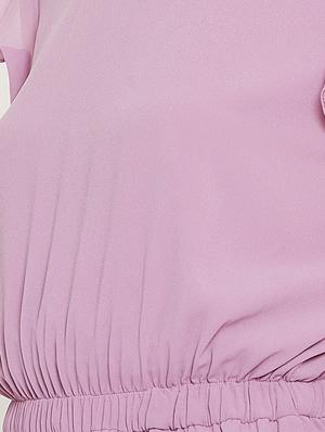 tie-knot back wide leg jumpsuit - 15860898 - Standard Image - 3
