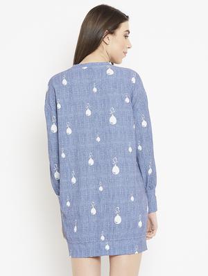 ice blue shift dress - 15860932 - Standard Image - 3