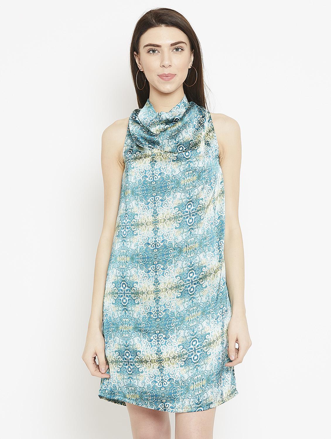 cowl neck a-line dress - 15860941 - Zoom Image - 1
