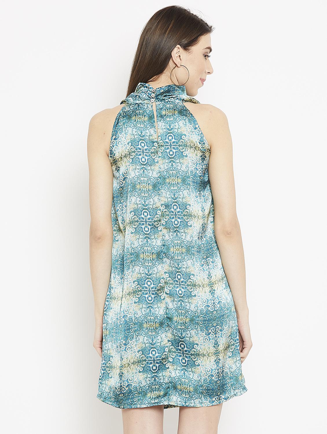 cowl neck a-line dress - 15860941 - Zoom Image - 3