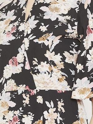tie-back floral maxi dress - 15860942 - Standard Image - 4