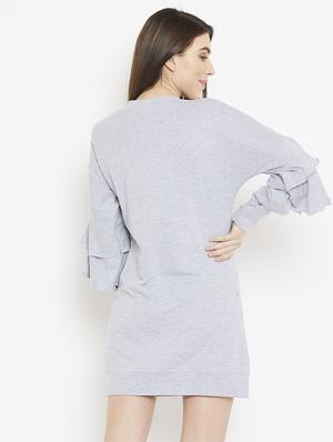 layered sleeve shift dress - 15860944 - Standard Image - 2