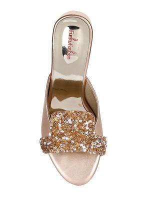 pink slip on sandals - 15861413 - Standard Image - 4