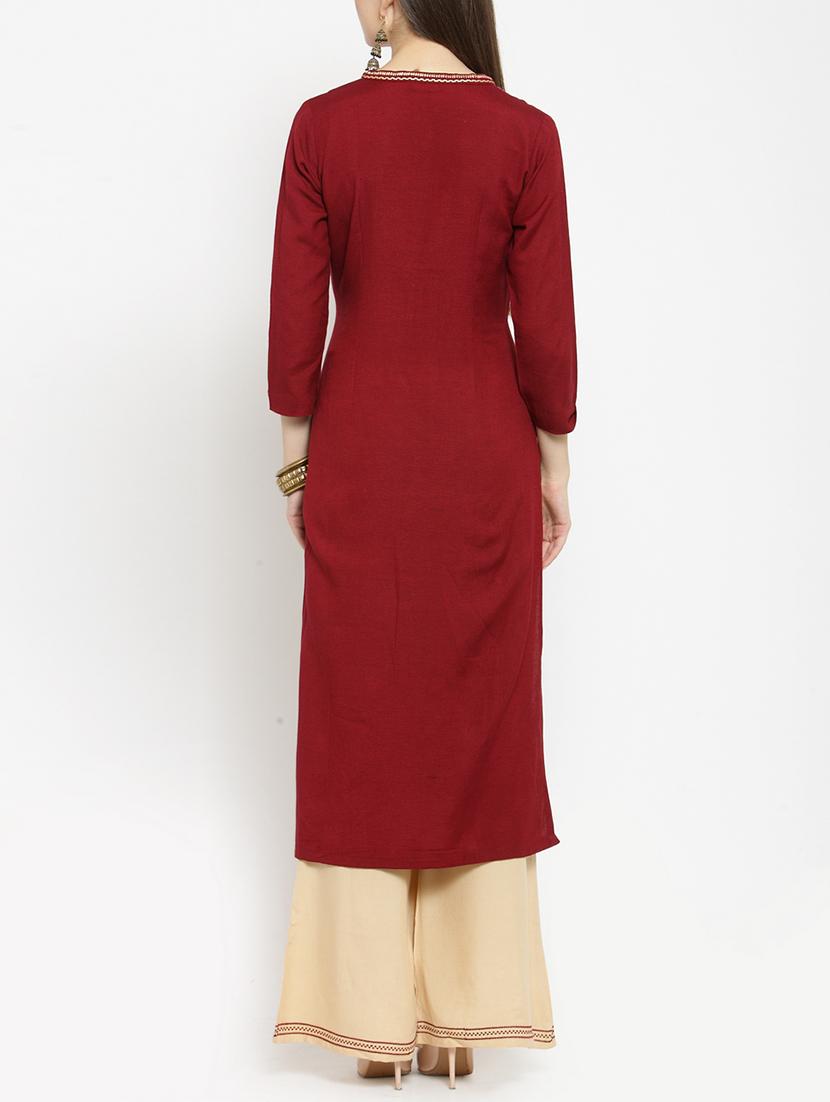 kaantha straight kurta - 15861433 - Zoom Image - 3
