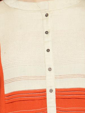 pintucks straight kurta - 15861434 - Standard Image - 4