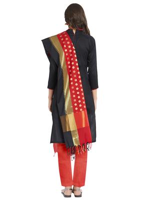 embroidered unstitched pant suit - 15862026 - Standard Image - 3